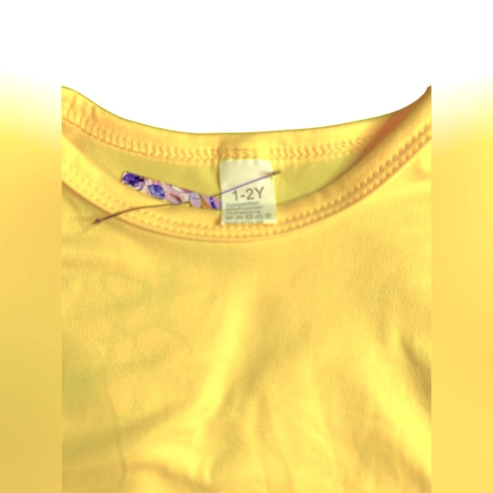 Yellow 🌻👧🏻 Kids Casual Sun Dress - Picture 4 of 4